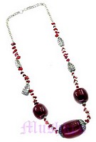 Single Row Resin Necklace - click here for large view